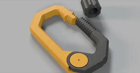 Swivel carabiner